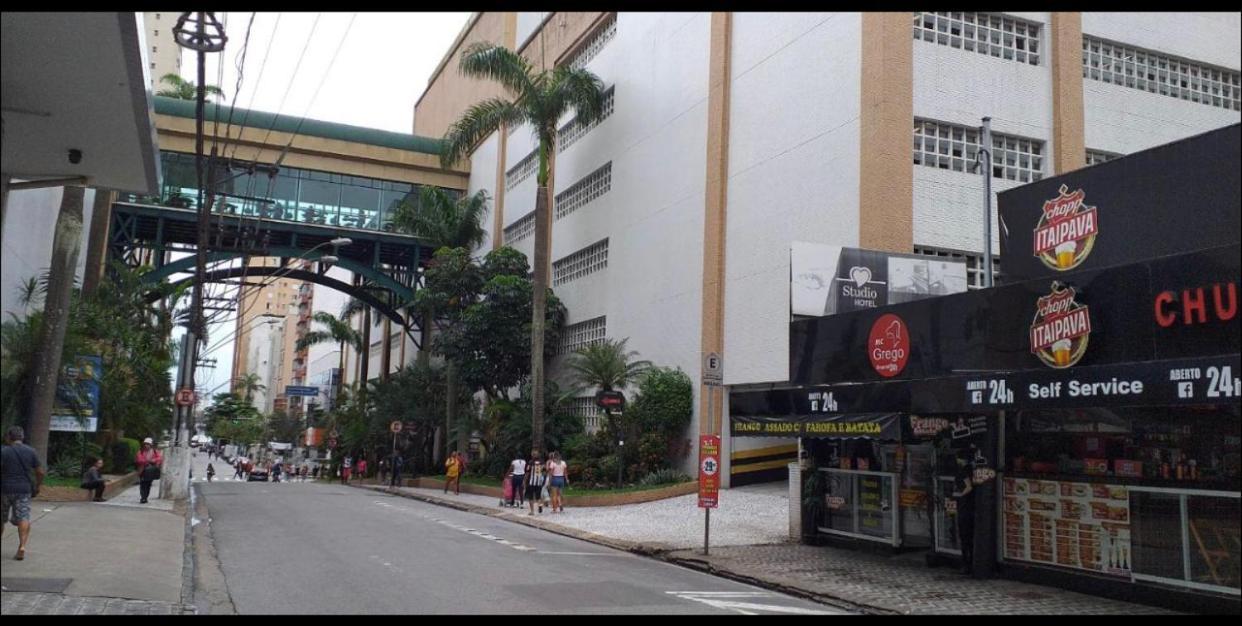 Apartmán Seu Ap Na Praia São Vicente Exteriér fotografie